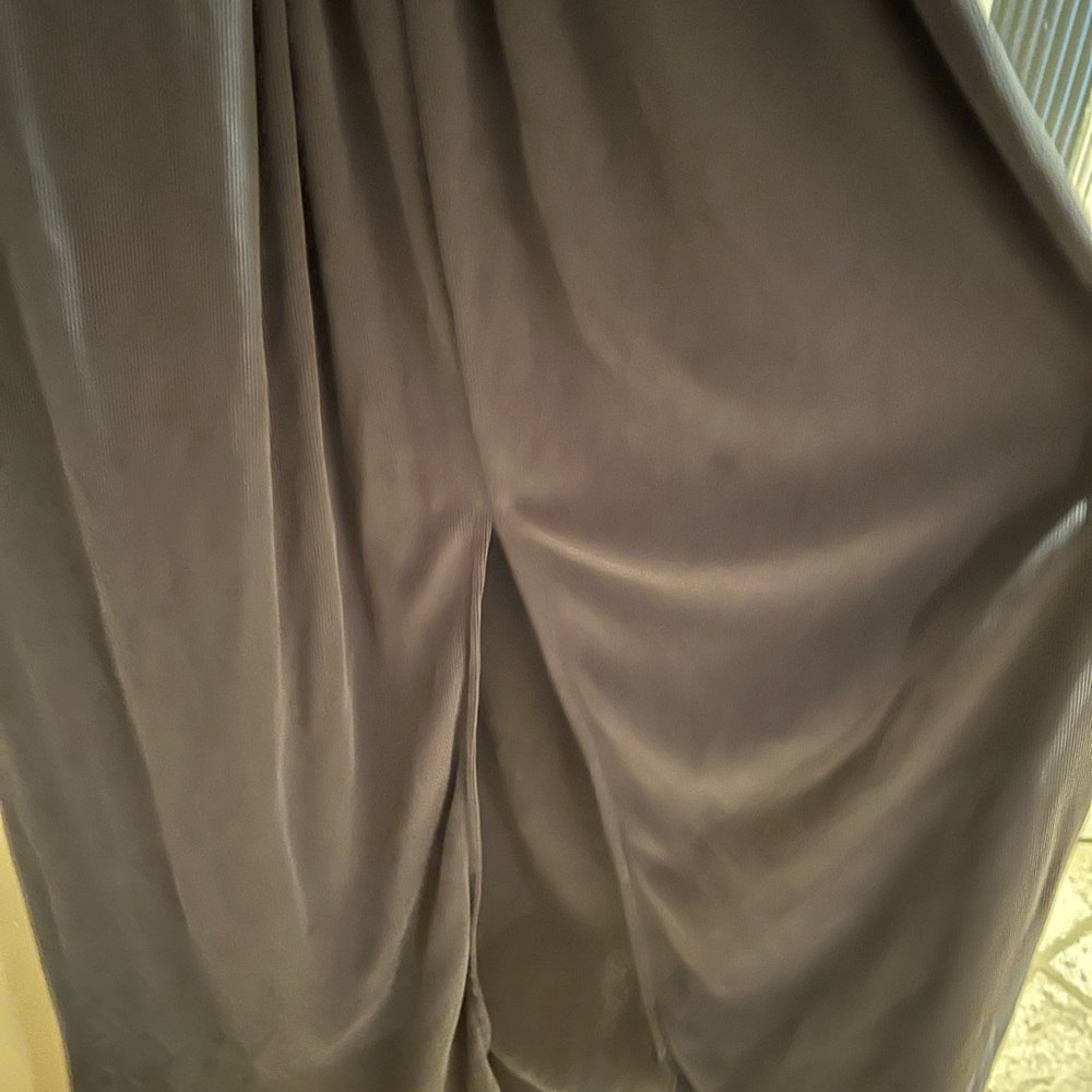 nwot Free people black/charcoal cinched maxi dress - Picture 7 of 10